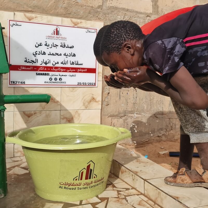 Surface well with pump in Senegal
