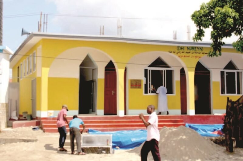 Building a mosque in Tanzania