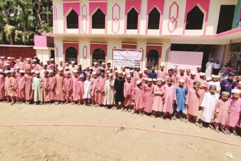 Building a mosque in Bangladesh