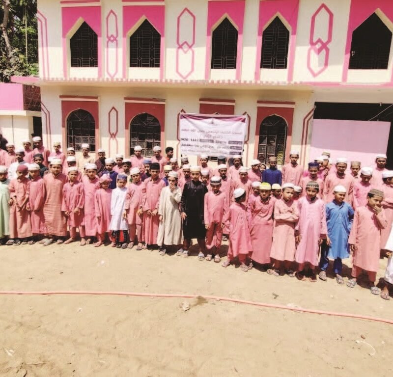 Building a mosque in Bangladesh