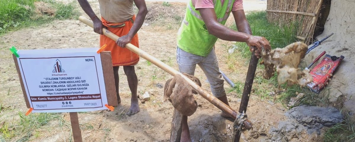 توزيع الآبار السطحية والارتوازية