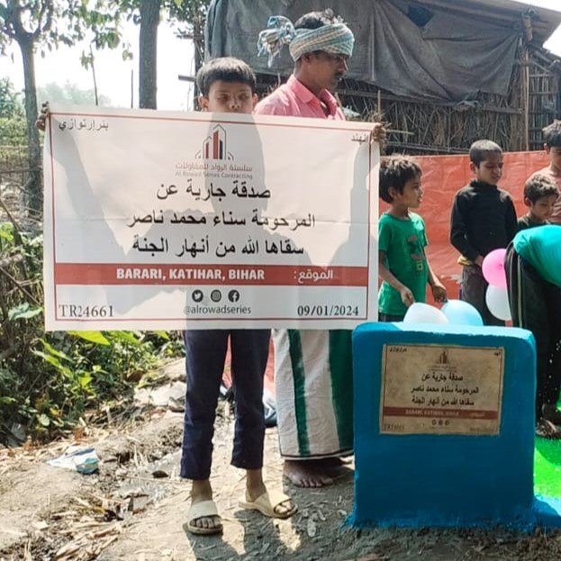 Artesian well in India or Nepal